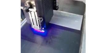UV color spray printed plastic material