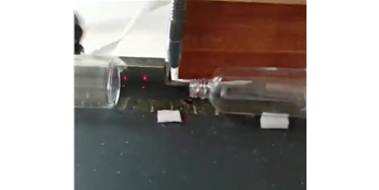 CO2 laser inkjet printer for glass printing